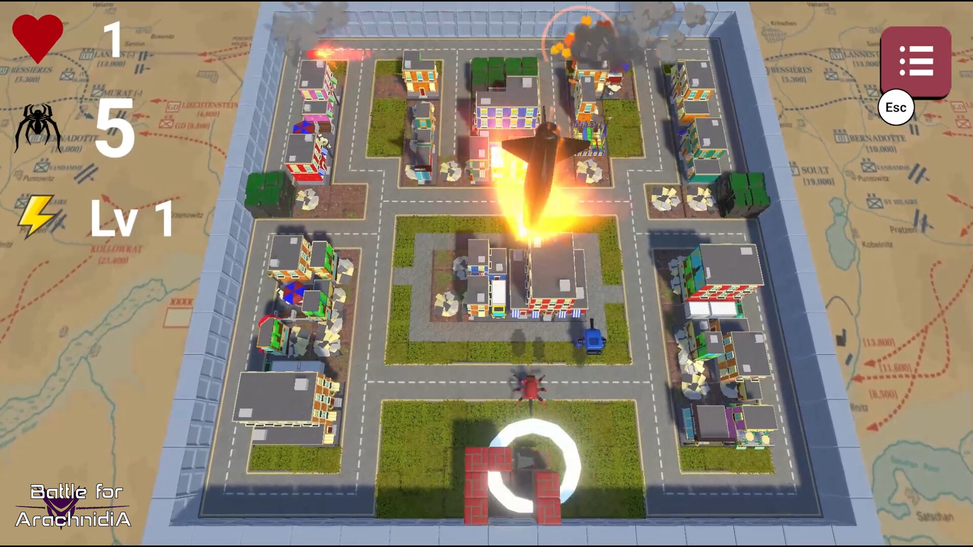 Battle of Arachnidia Screenshot 0