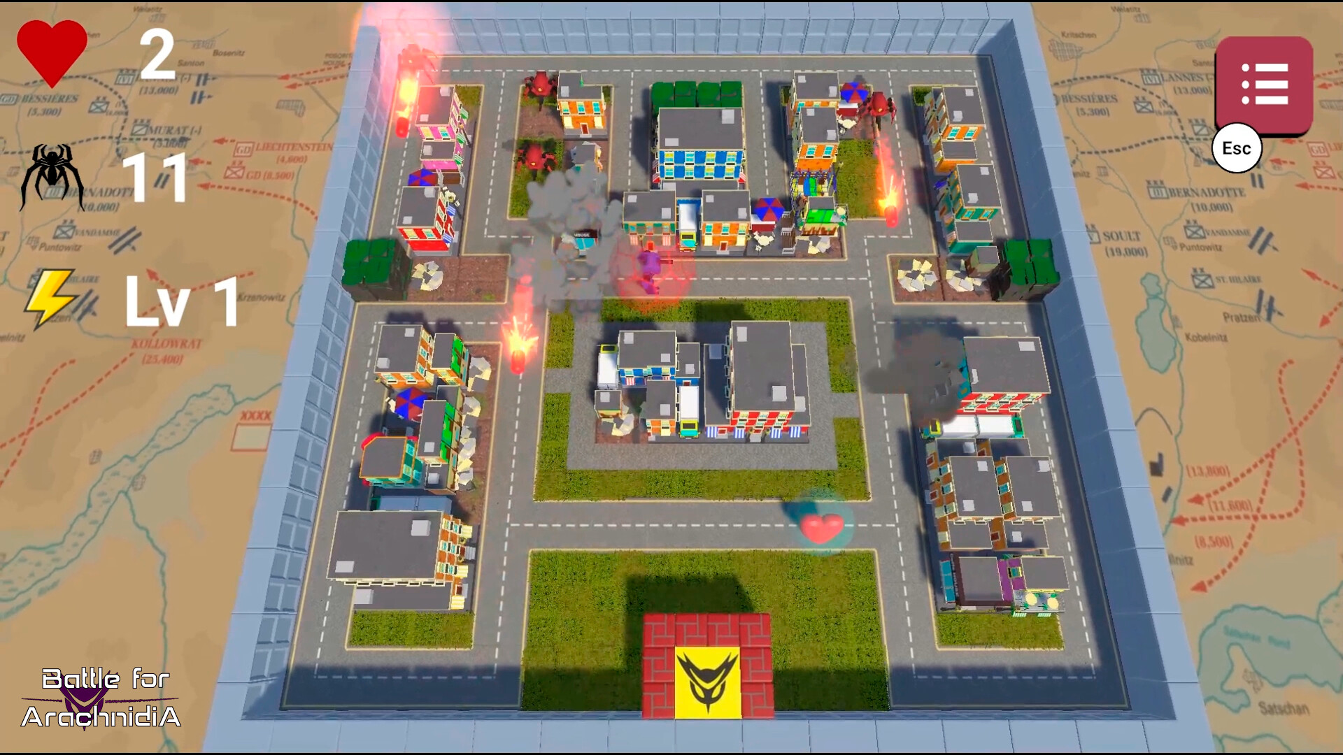 Battle of Arachnidia Screenshot 3