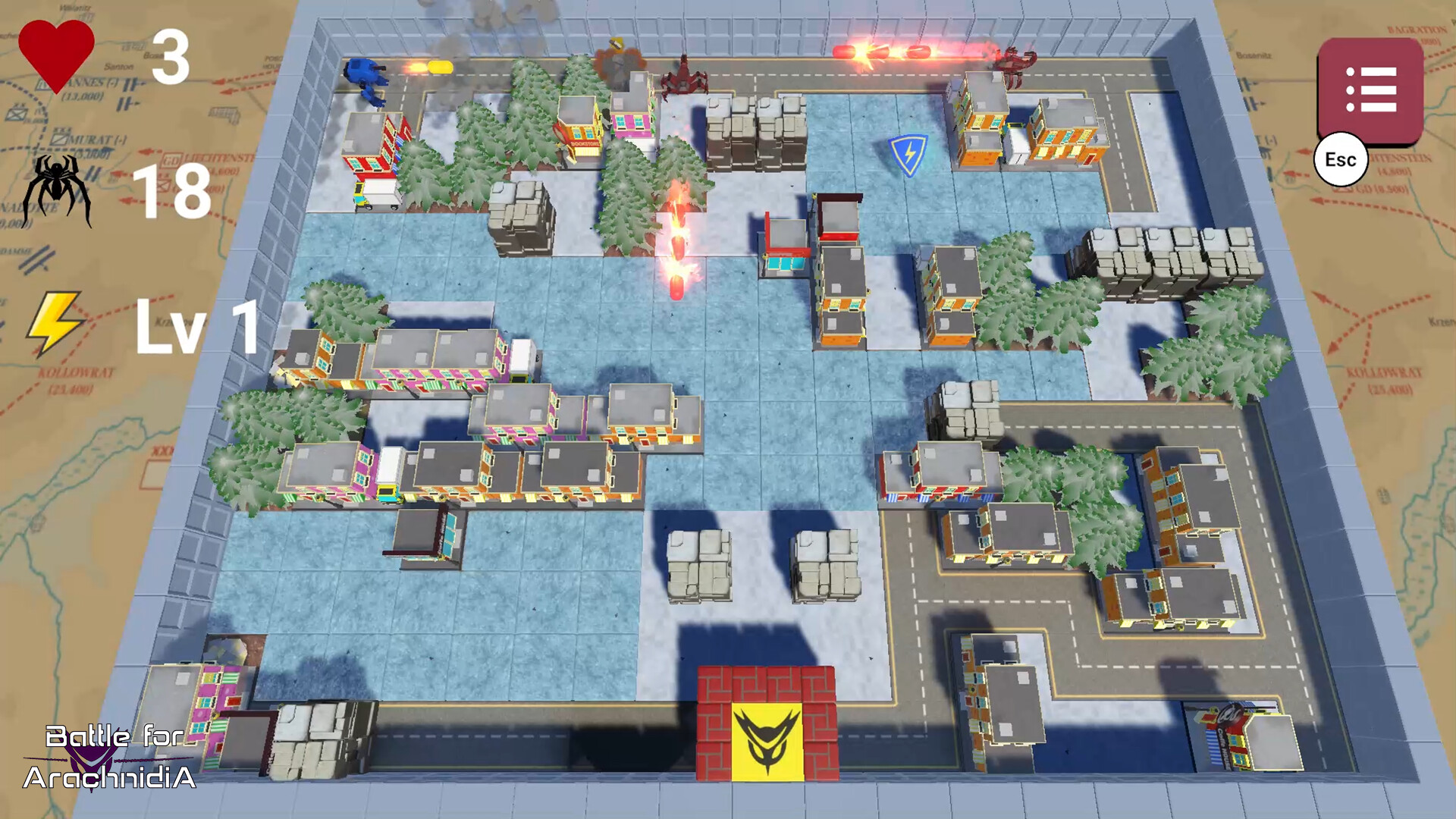 Battle of Arachnidia Screenshot 1