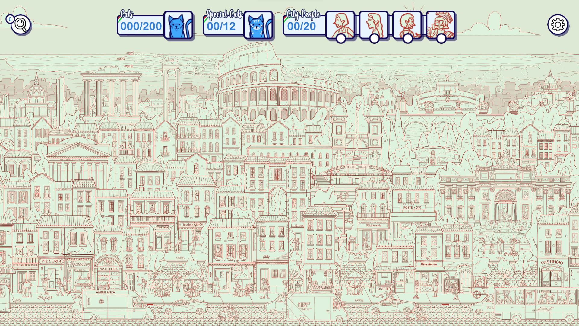 Hidden Cats in Rome Screenshot 0