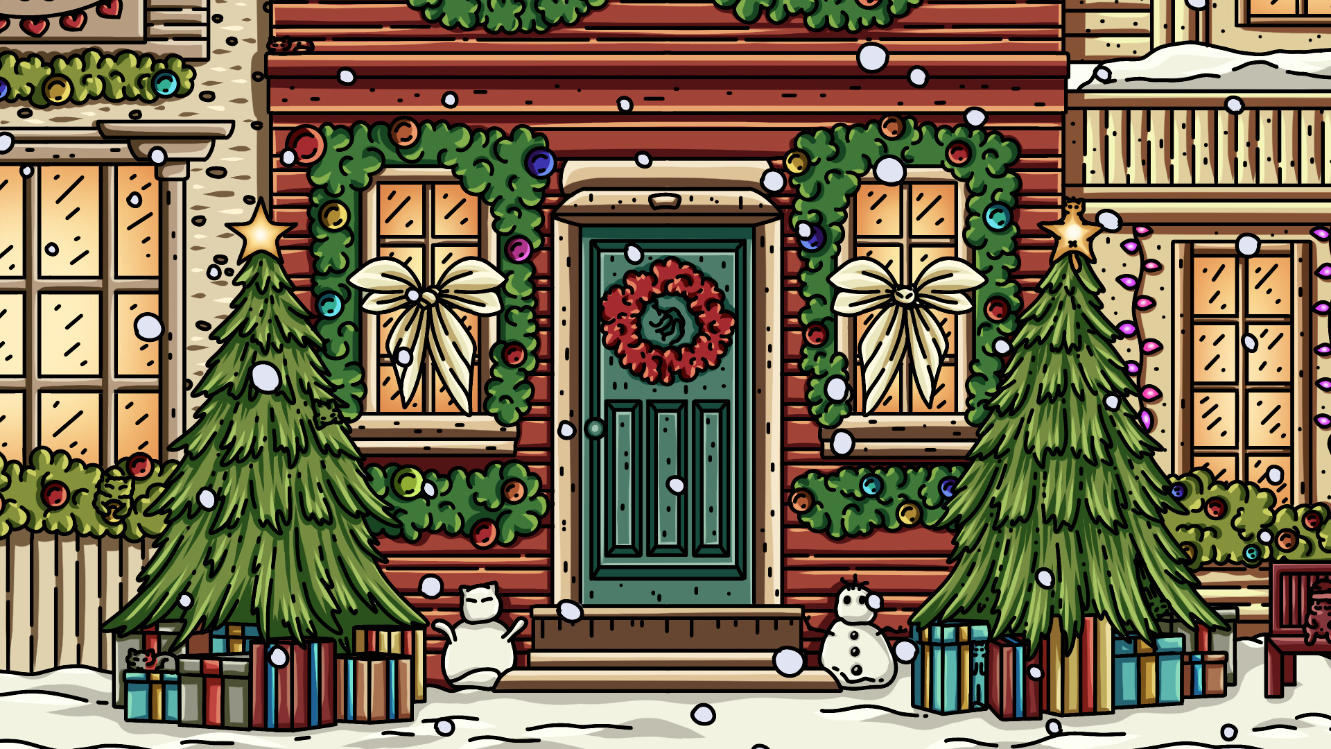 100 New Year Cats Screenshot 0