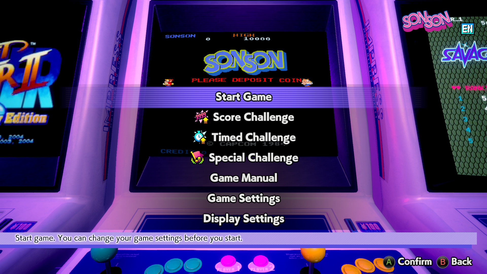 Capcom Arcade 2nd Stadium Screenshot 1