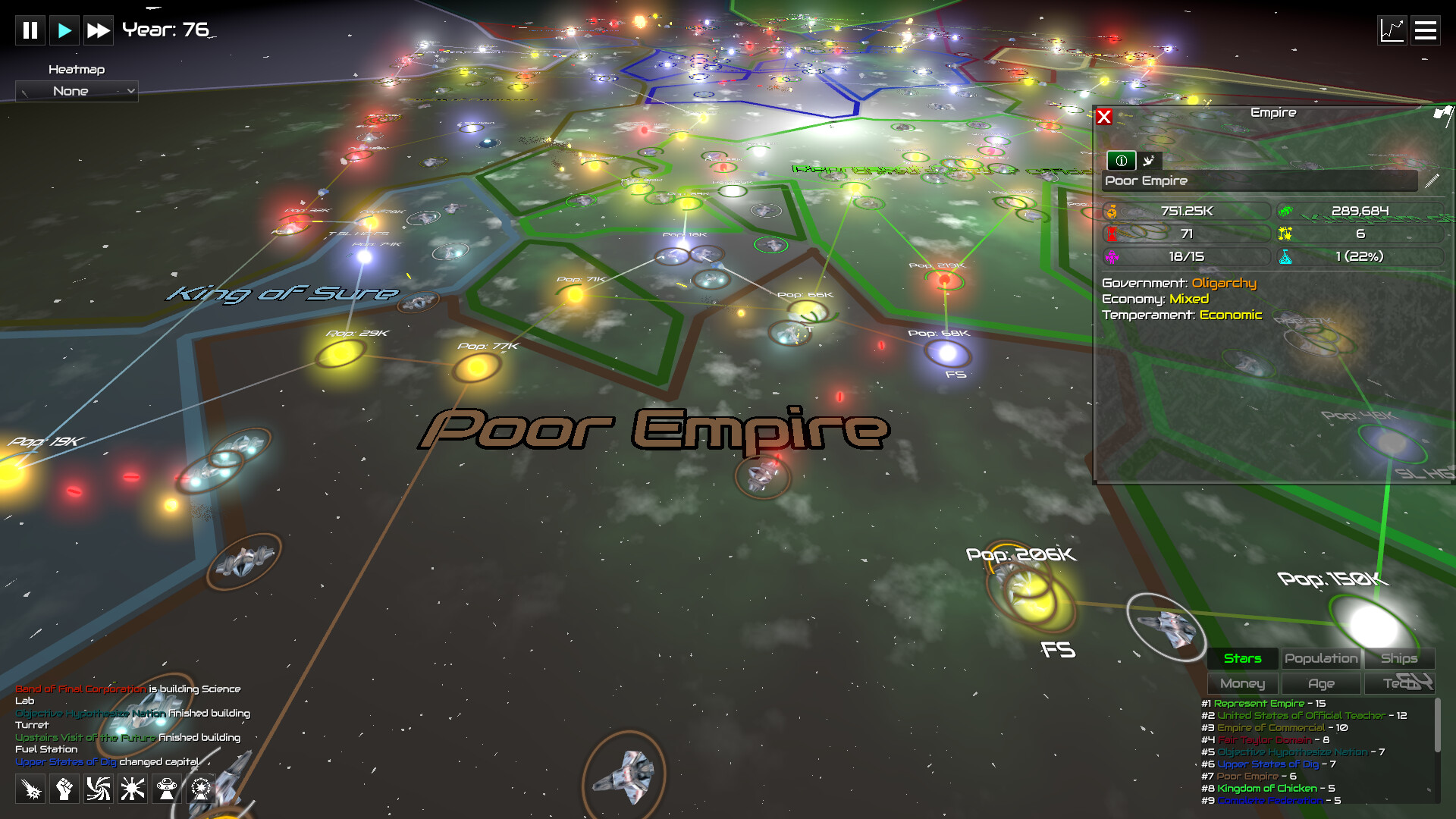 GalactiWar - Empire Simulator Demo Screenshot 8