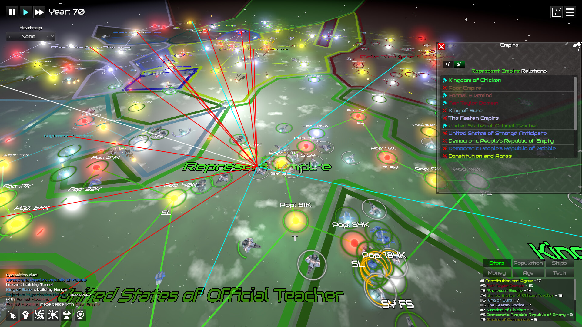 GalactiWar - Empire Simulator Demo Screenshot 12