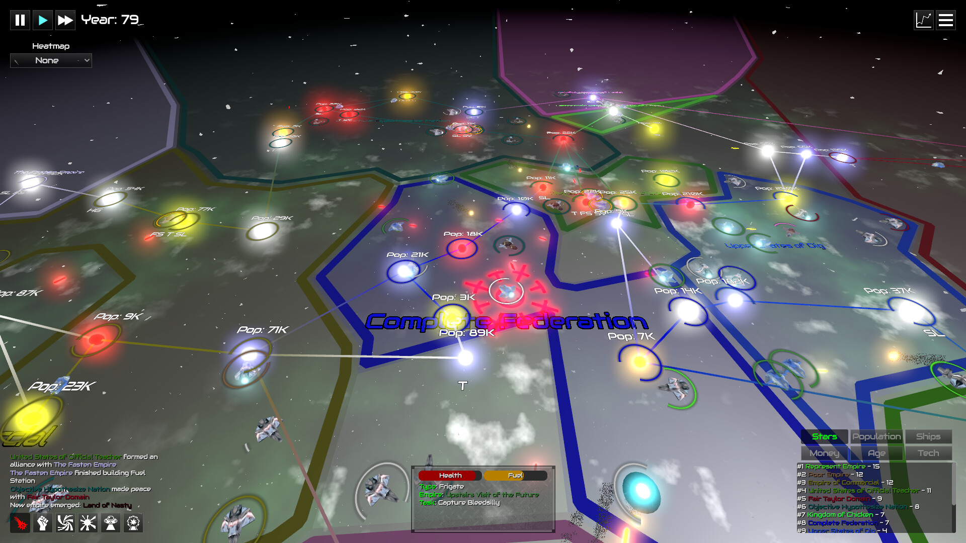 GalactiWar - Empire Simulator Demo Screenshot 9