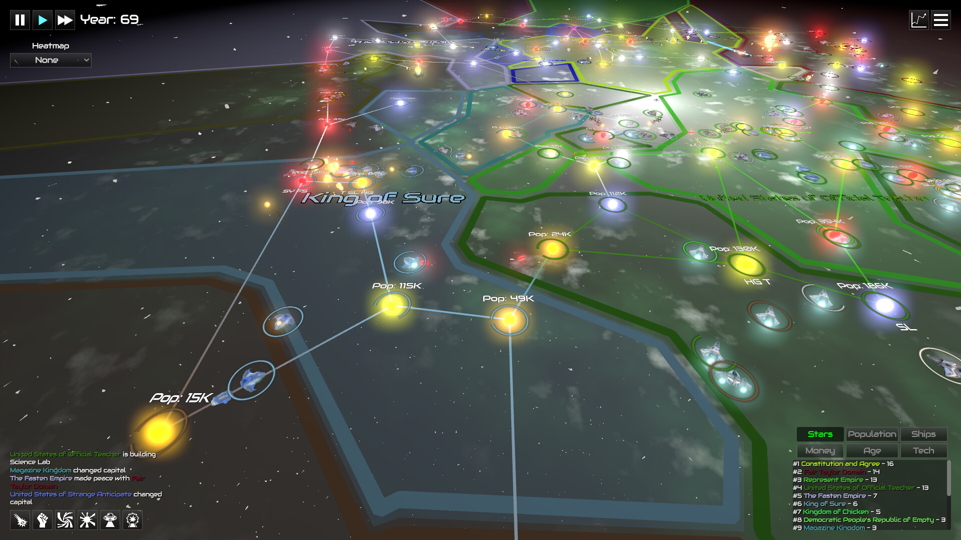 GalactiWar - Empire Simulator Demo Screenshot 0