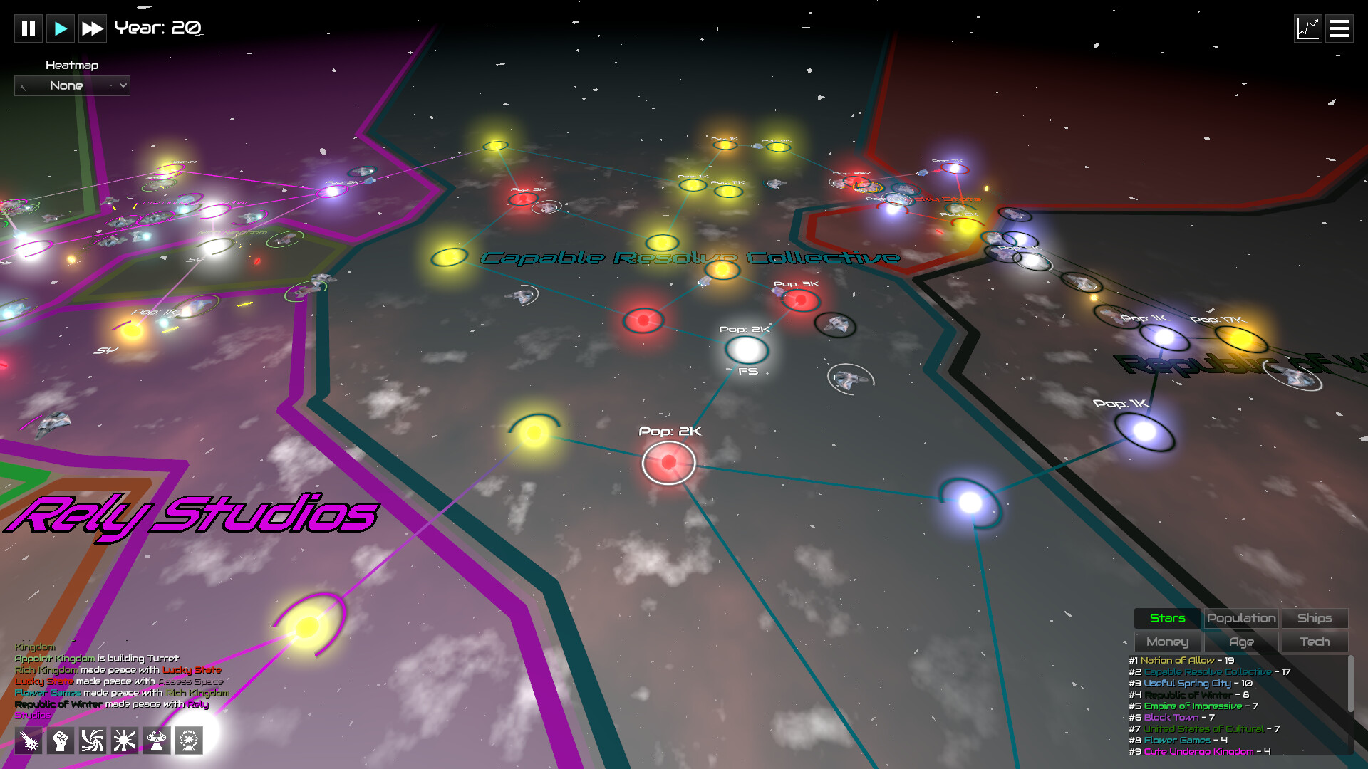 GalactiWar - Empire Simulator Demo Screenshot 7