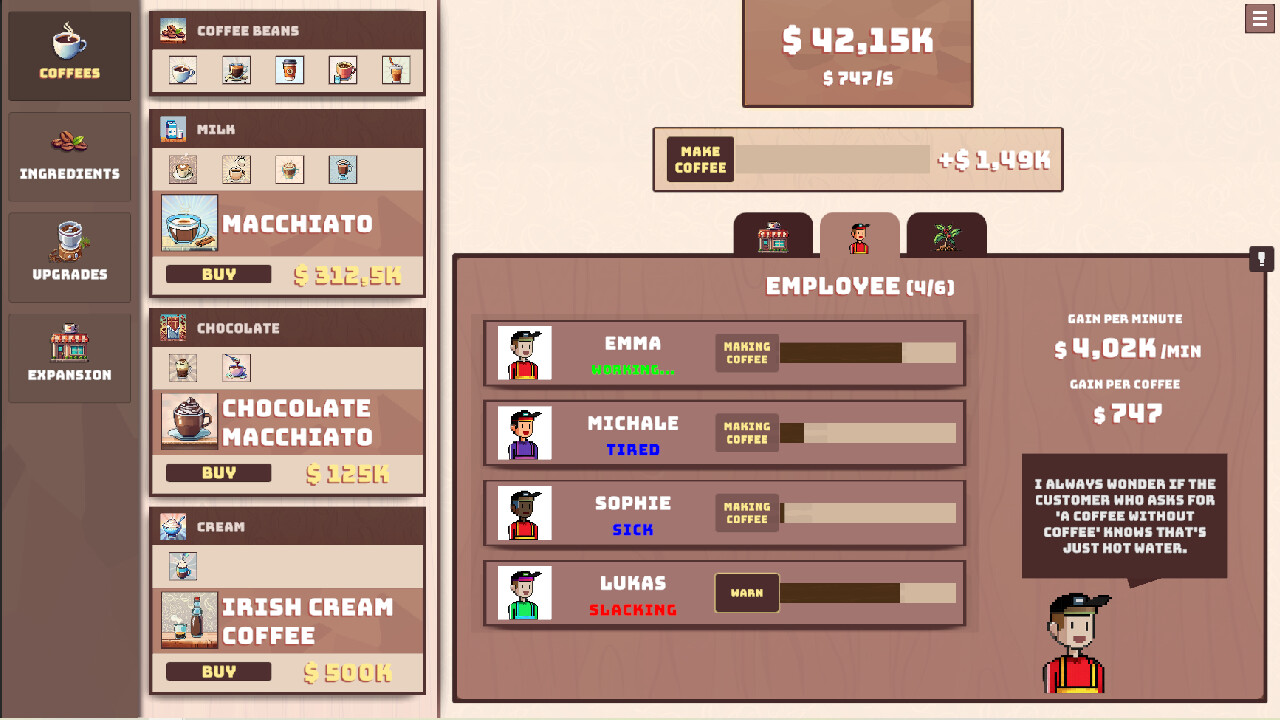 Conradito Cafézito Screenshot 1