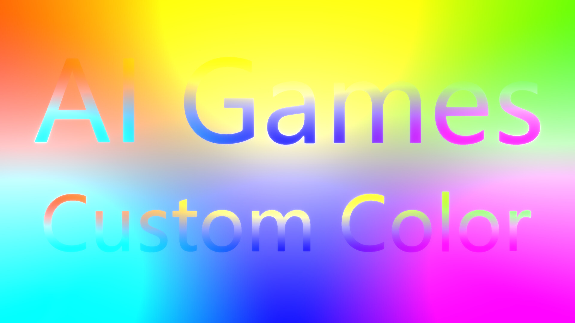 AI Games - Custom Color Screenshot 0