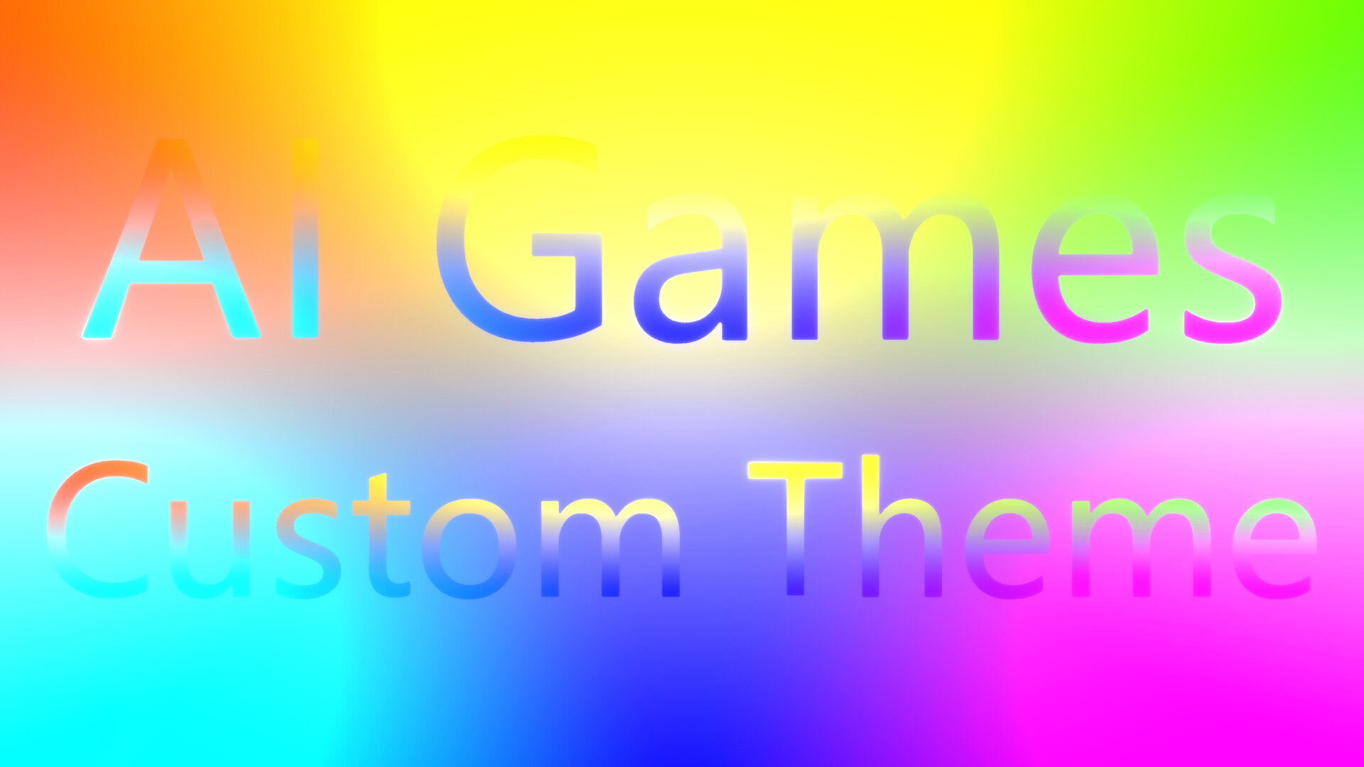 AI Games - Custom Theme Screenshot 0