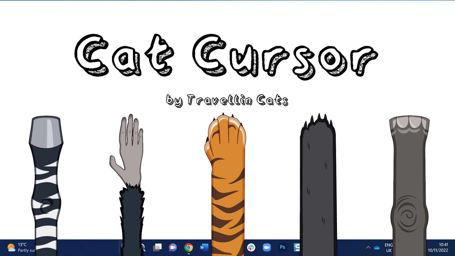 Cat Cursor by Travellin Cats - Wild Animals Pack Screenshot 0