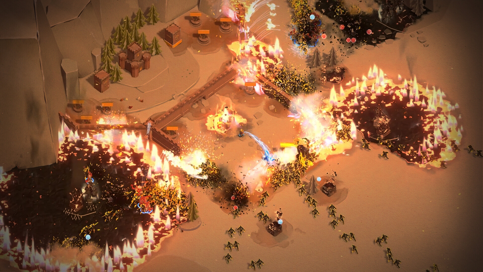 Paper Castle: Tower Defense & Firefighting Screenshot 0