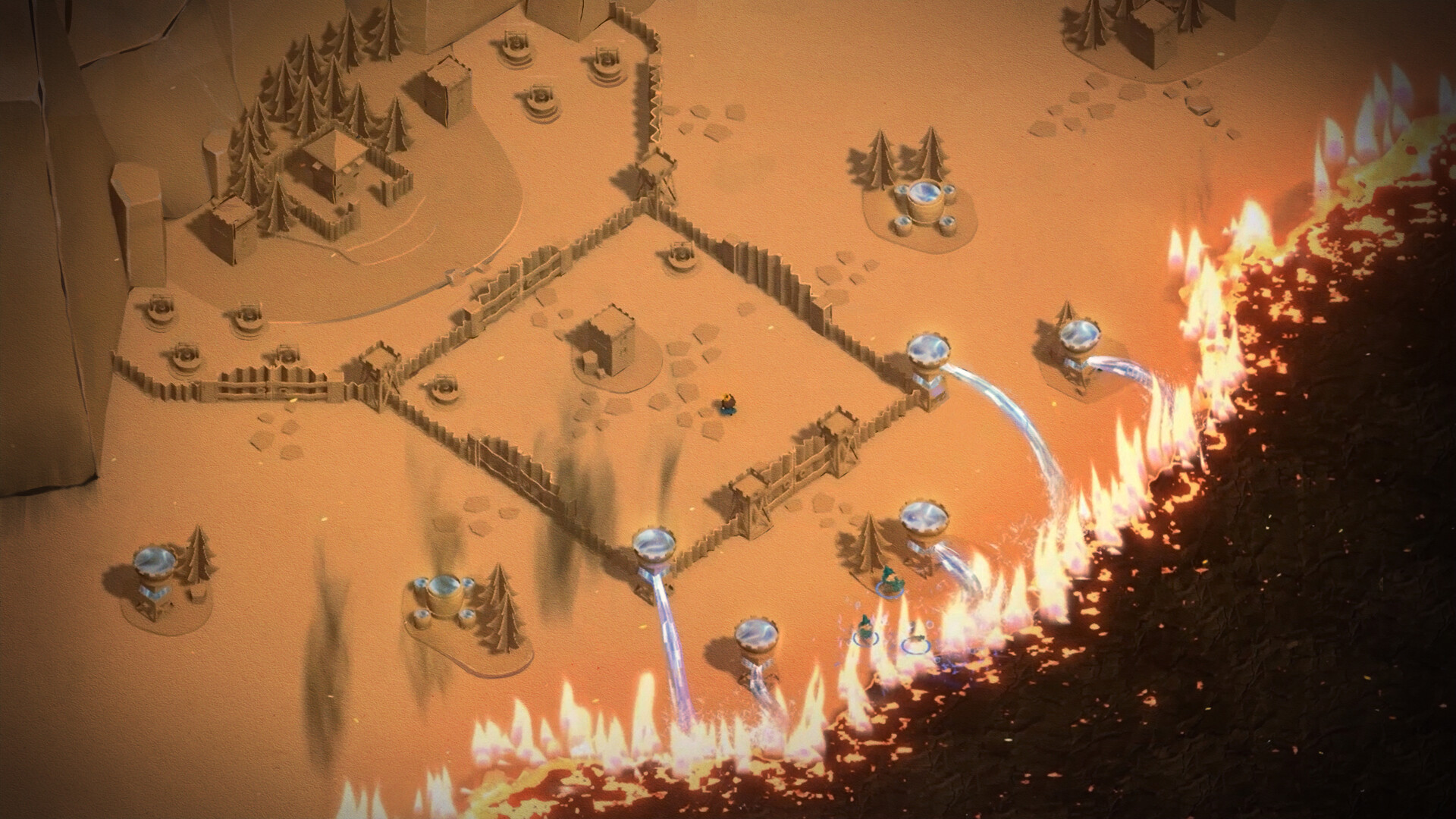 Paper Castle: Tower Defense & Firefighting Screenshot 4