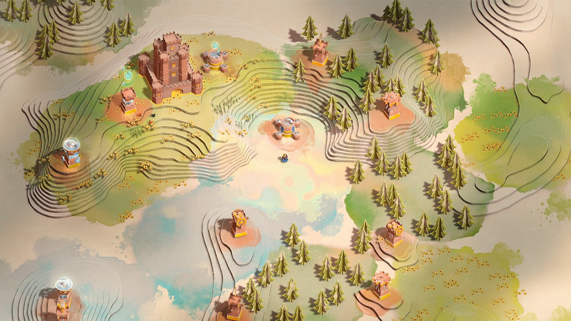 Paper Castle: Tower Defense & Firefighting Screenshot 1