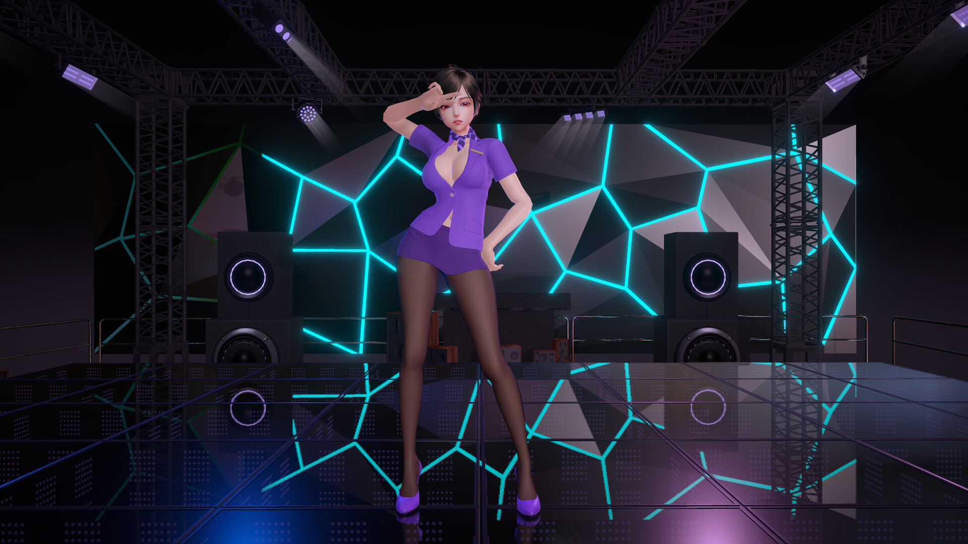 Angel Legion-DLC Elegant Stewardess (Purple) Screenshot 1