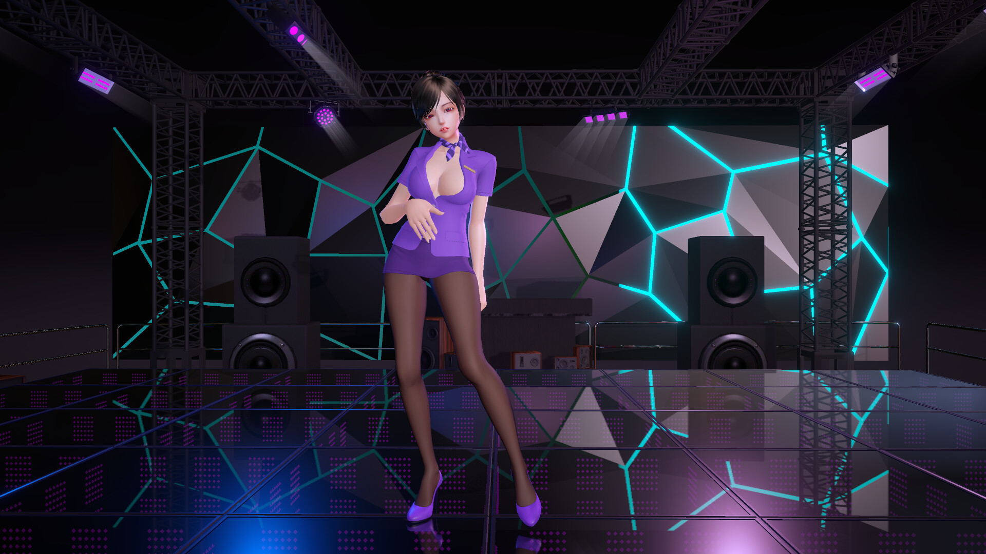 Angel Legion-DLC Elegant Stewardess (Purple) Screenshot 4