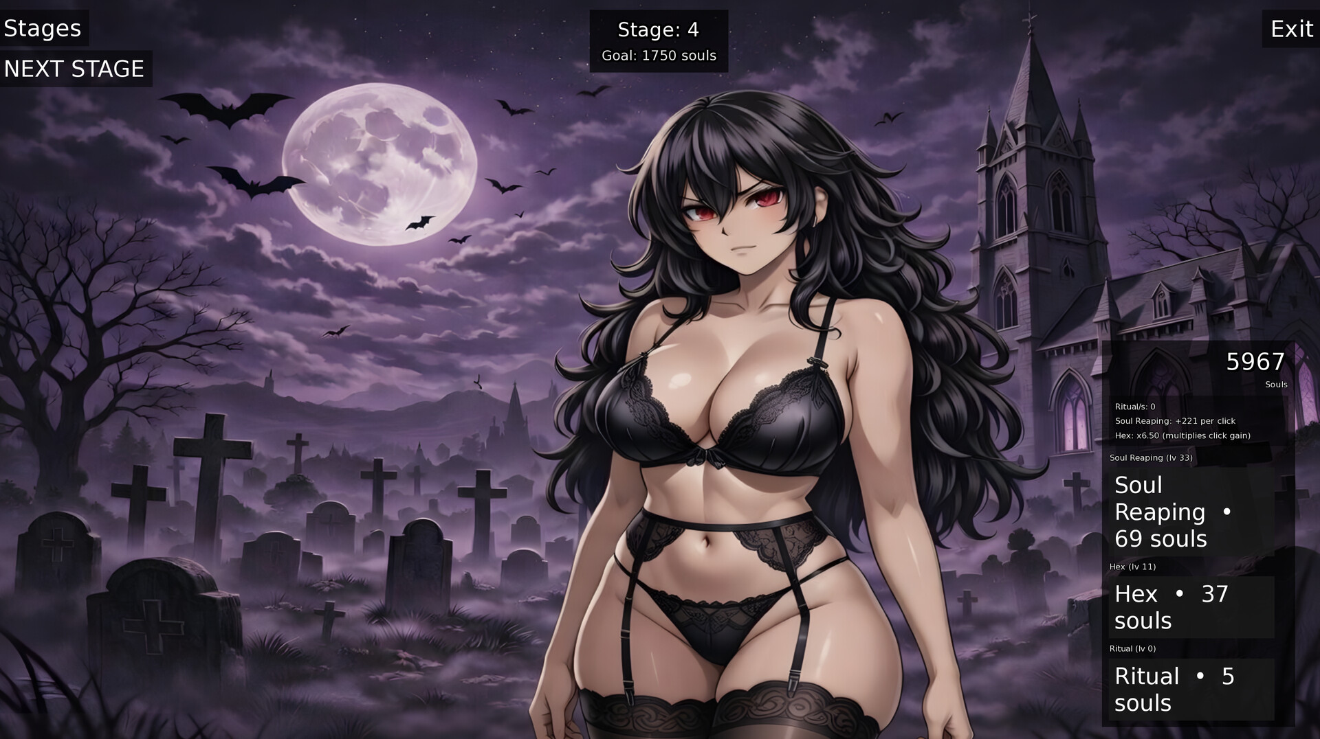 Goth Clicker Screenshot 1