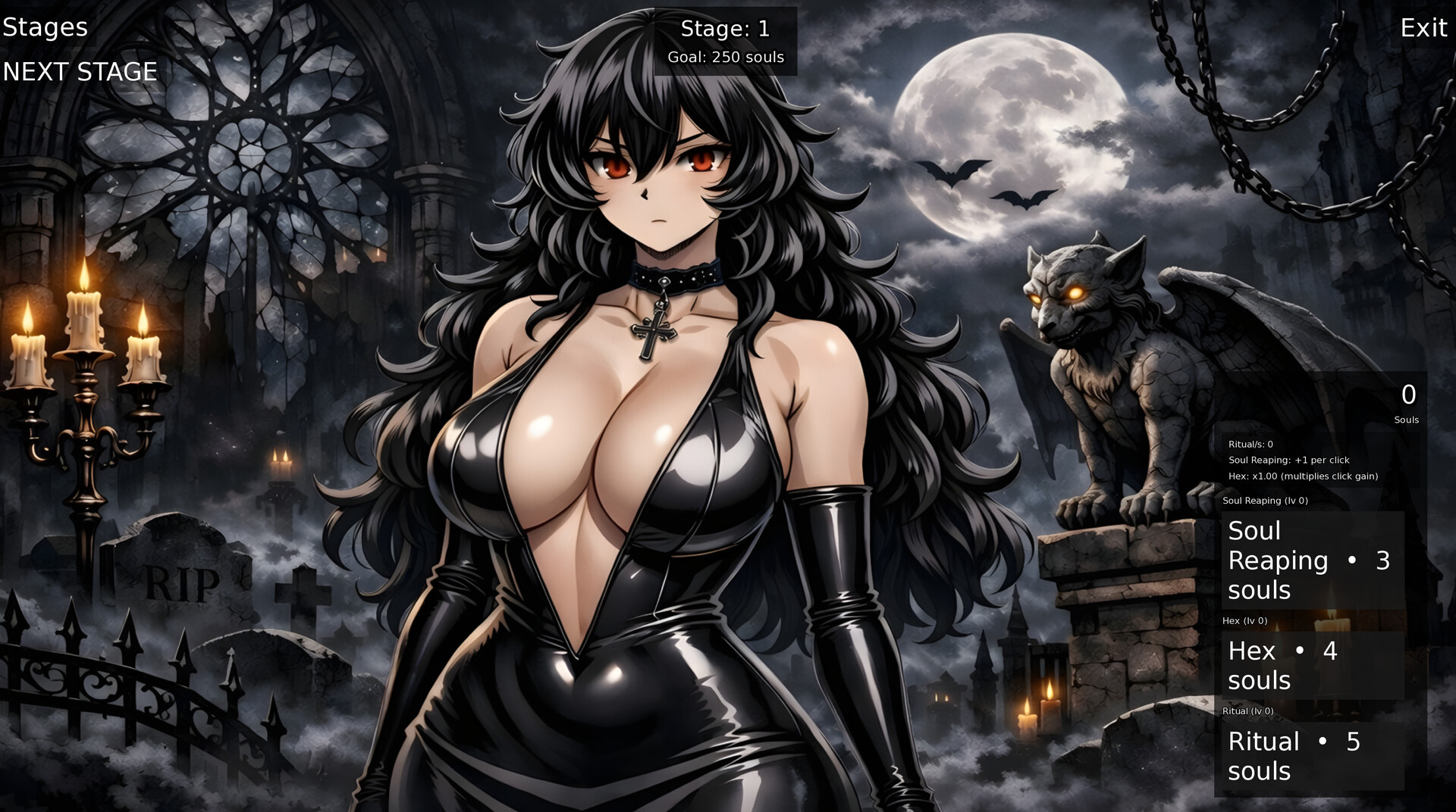 Goth Clicker Screenshot 0