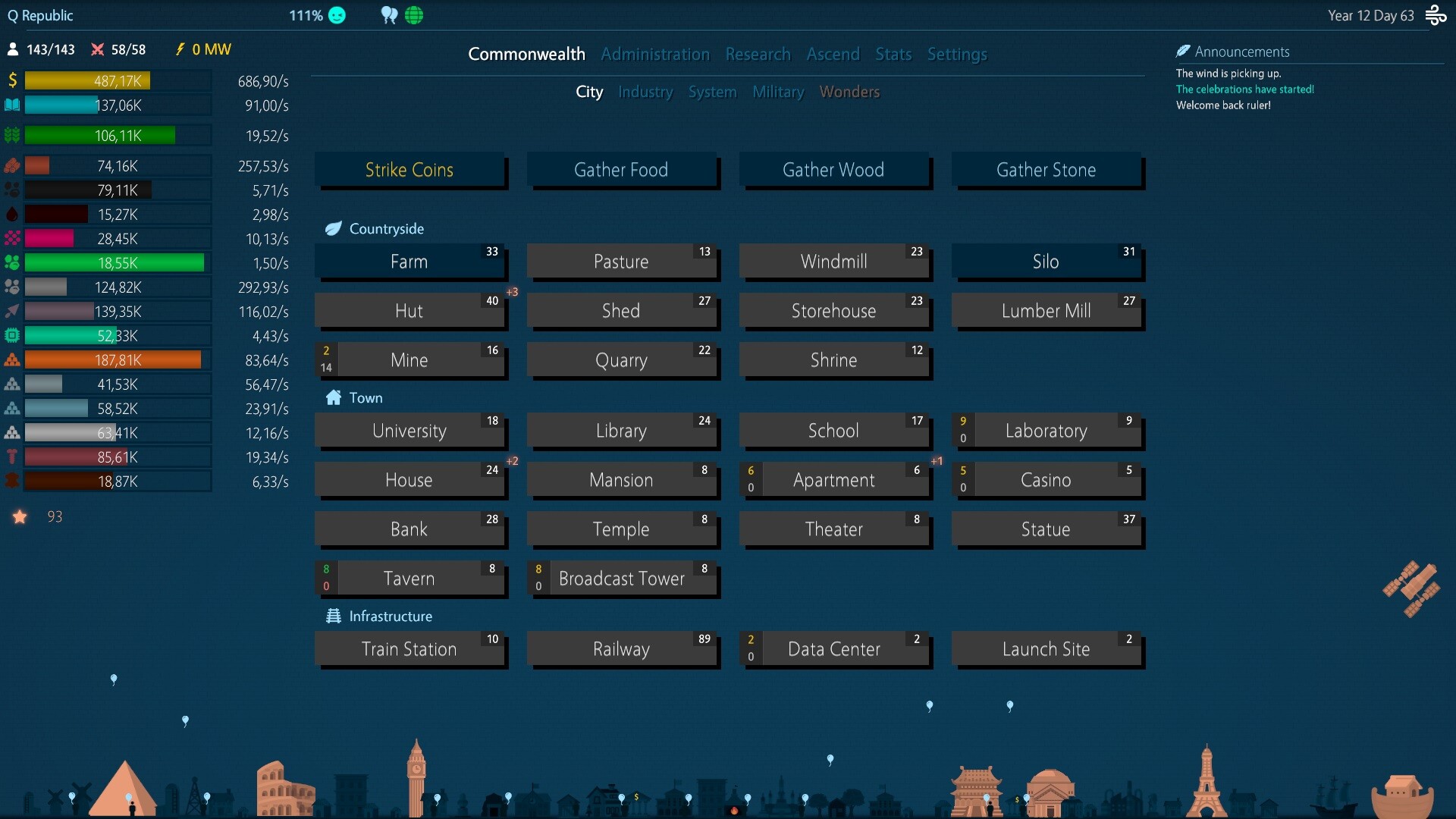 Idle Commonwealth Screenshot 1