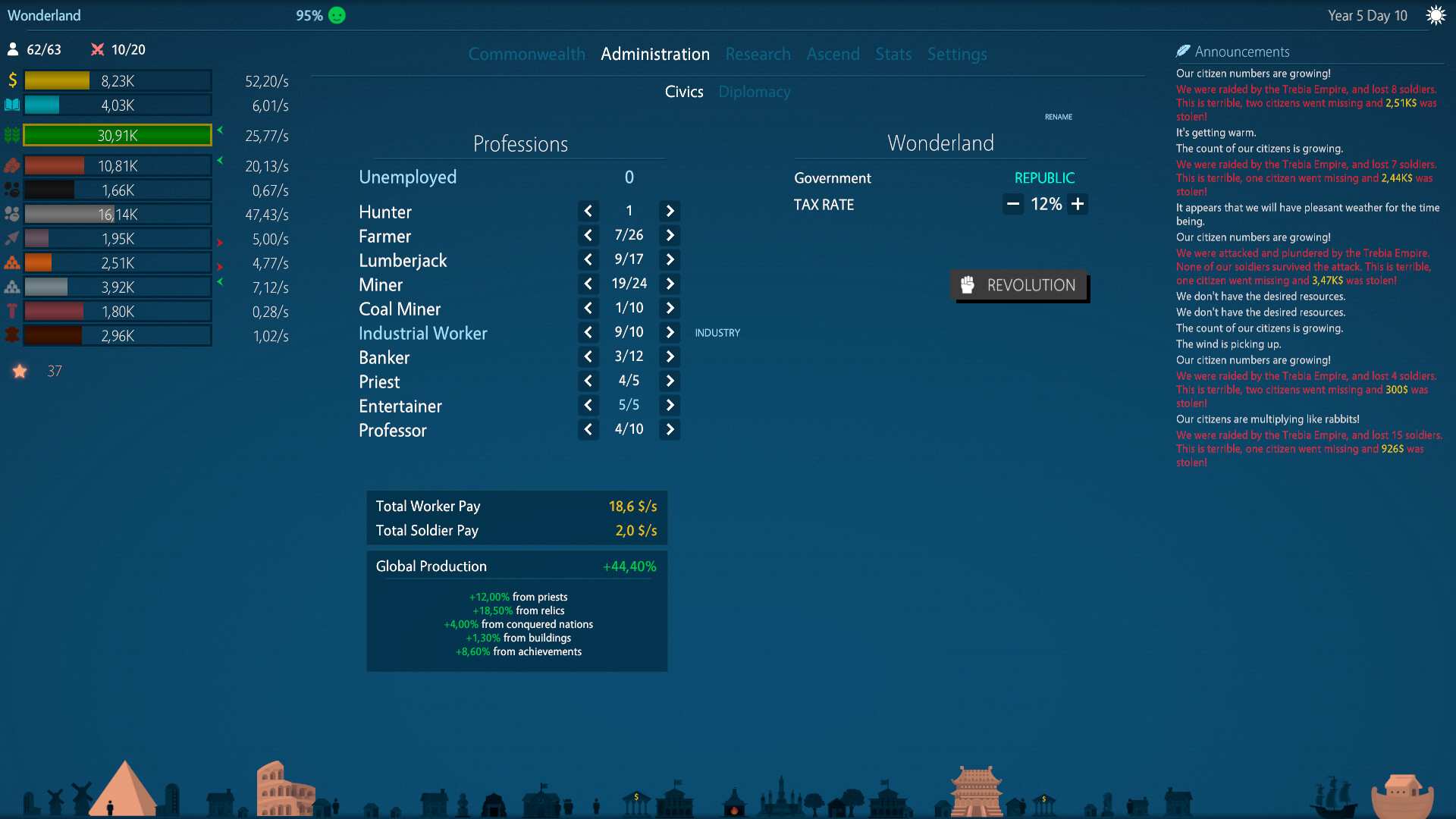 Idle Commonwealth Screenshot 2