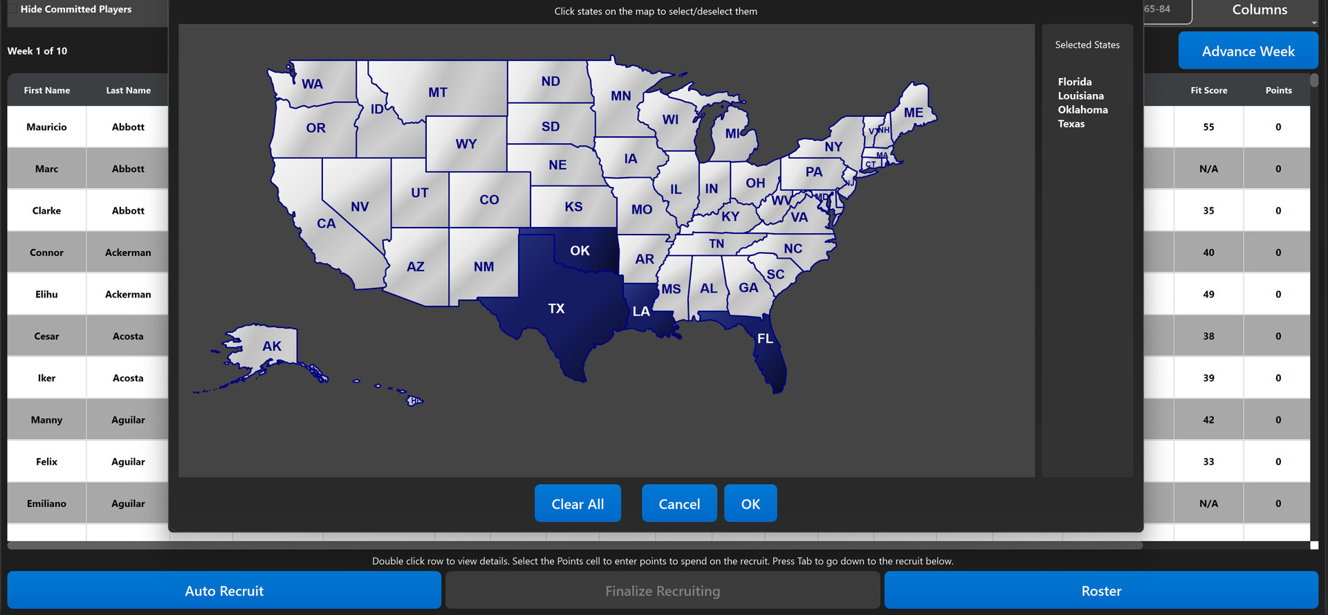 College Baseball: Dynasty Builder Screenshot 1