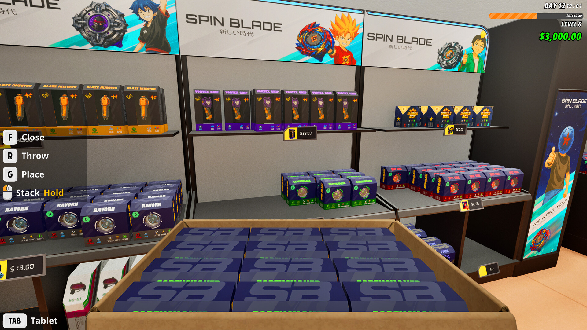 Spin Blade Shop Simulator Screenshot 1