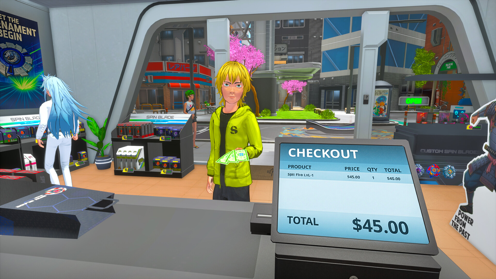 Spin Blade Shop Simulator Screenshot 0