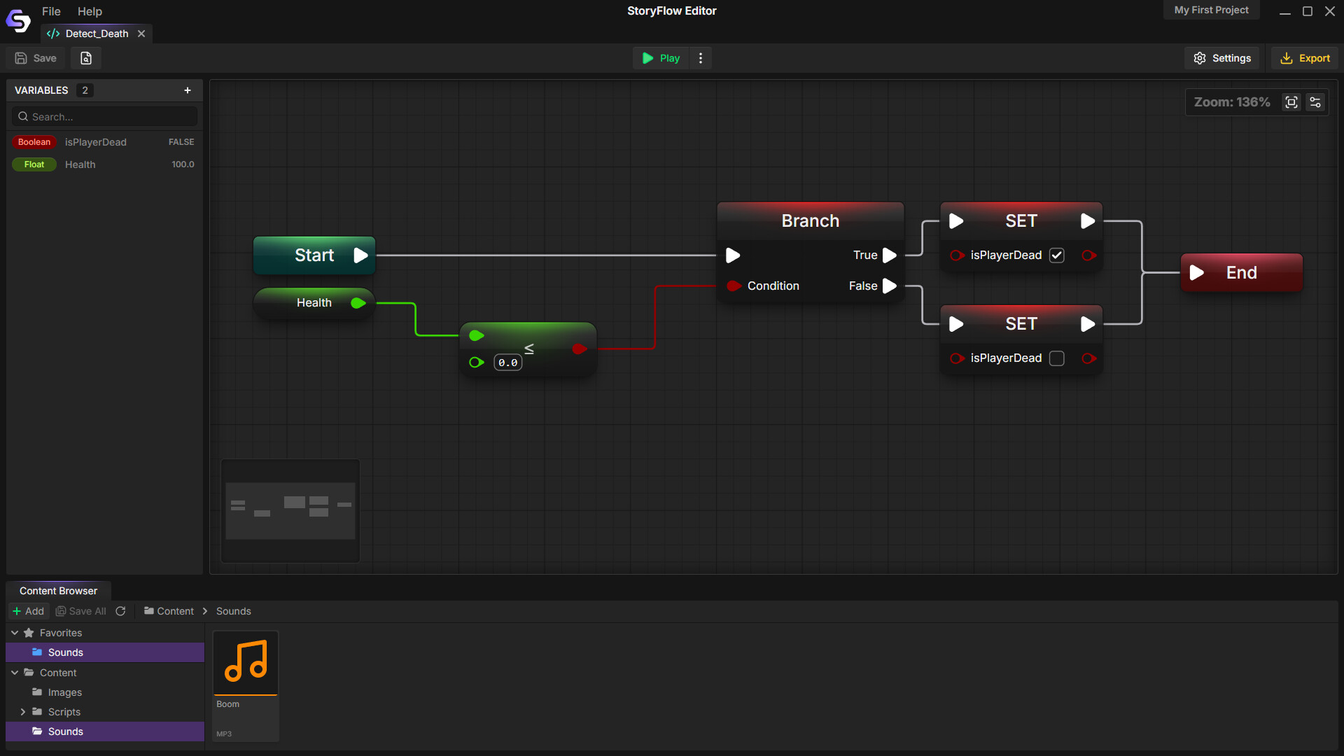 StoryFlow Editor Screenshot 5