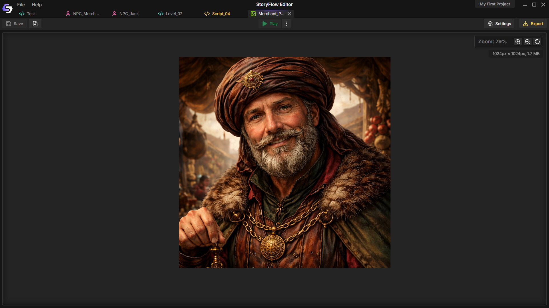 StoryFlow Editor Screenshot 7