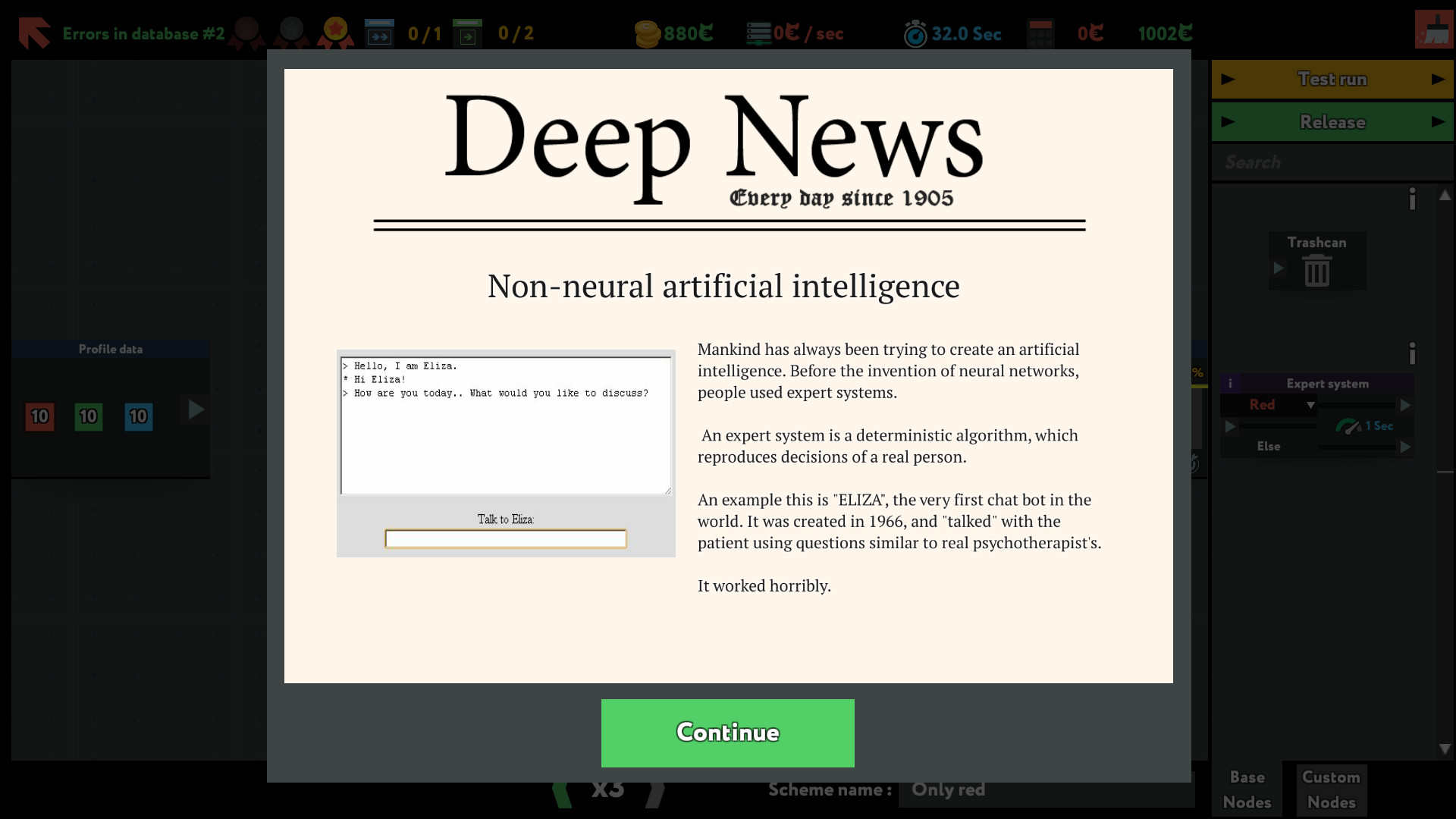 while True: learn() Screenshot 10