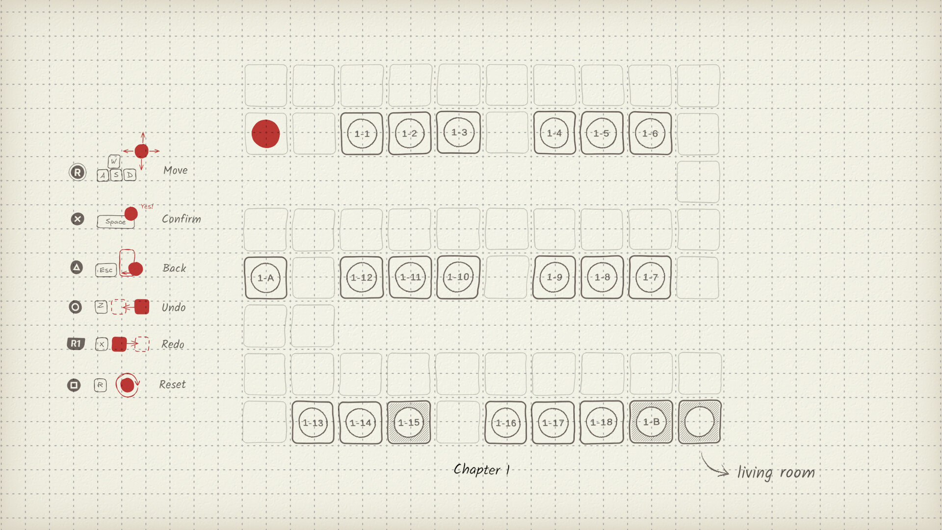 Wordban: a text-based Sokoban game Screenshot 1