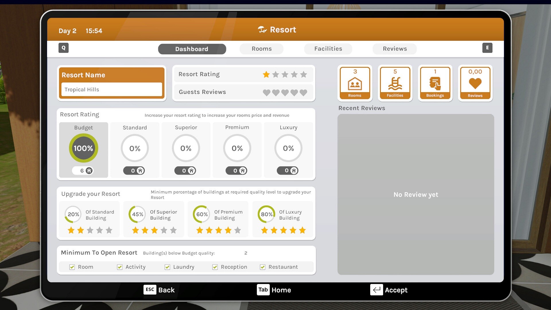 Hotel: A Resort Simulator Screenshot 4
