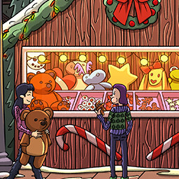 Completed Street Food level. icon