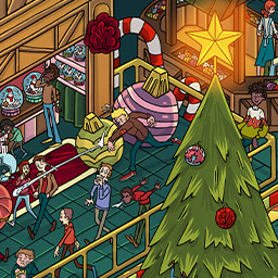 Completed Decoration Store level. icon