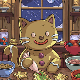 Found Gingerbread Cat icon