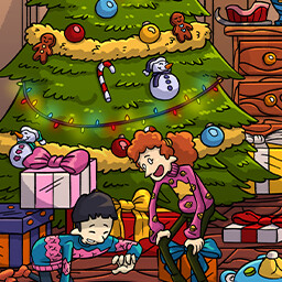 Completed Christmas Dinner level. icon