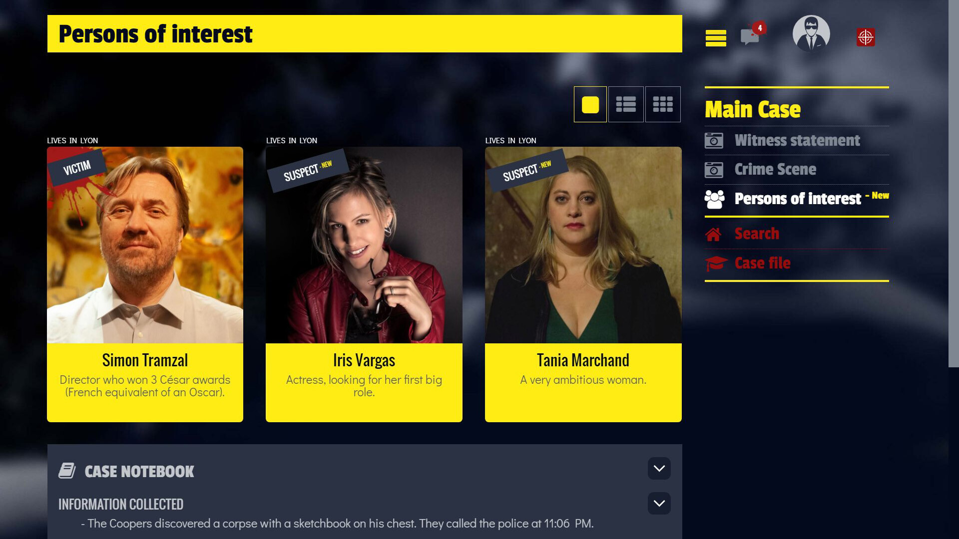 French Crime Detective Game Screenshot 3