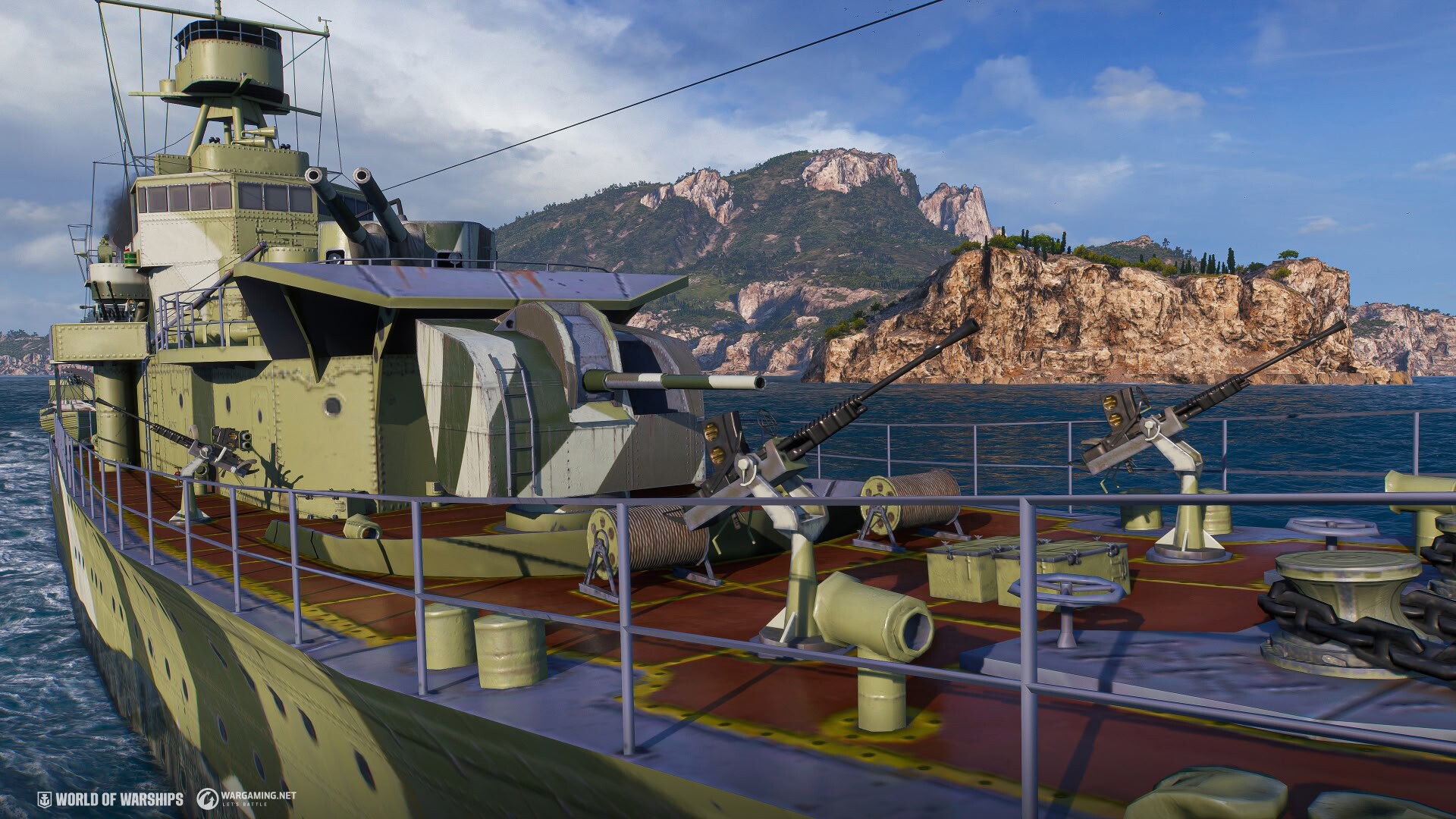 World of Warships — Yūbari Pack Screenshot 1