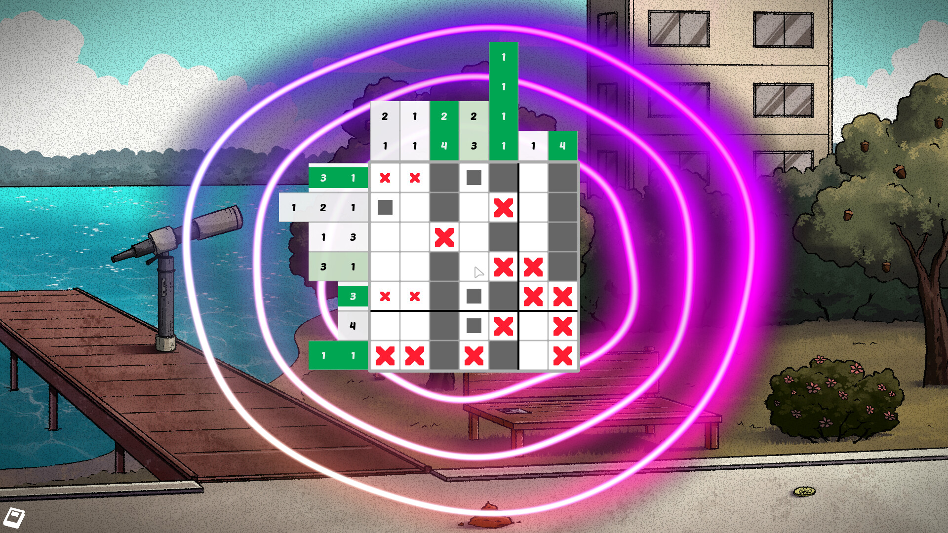 Opus Cortex: A Nonogram Puzzle Story Screenshot 3