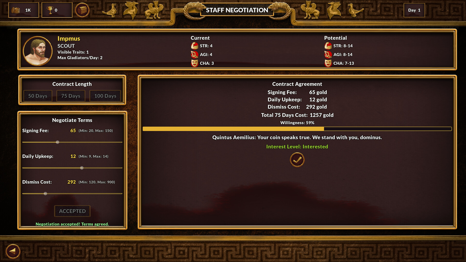 Gladiator Command Screenshot 5