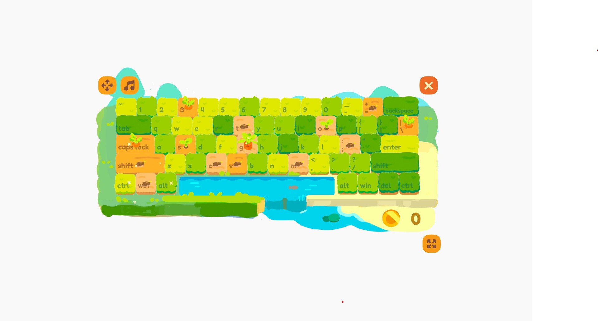 键盘农场 Keyboard Farm Screenshot 1