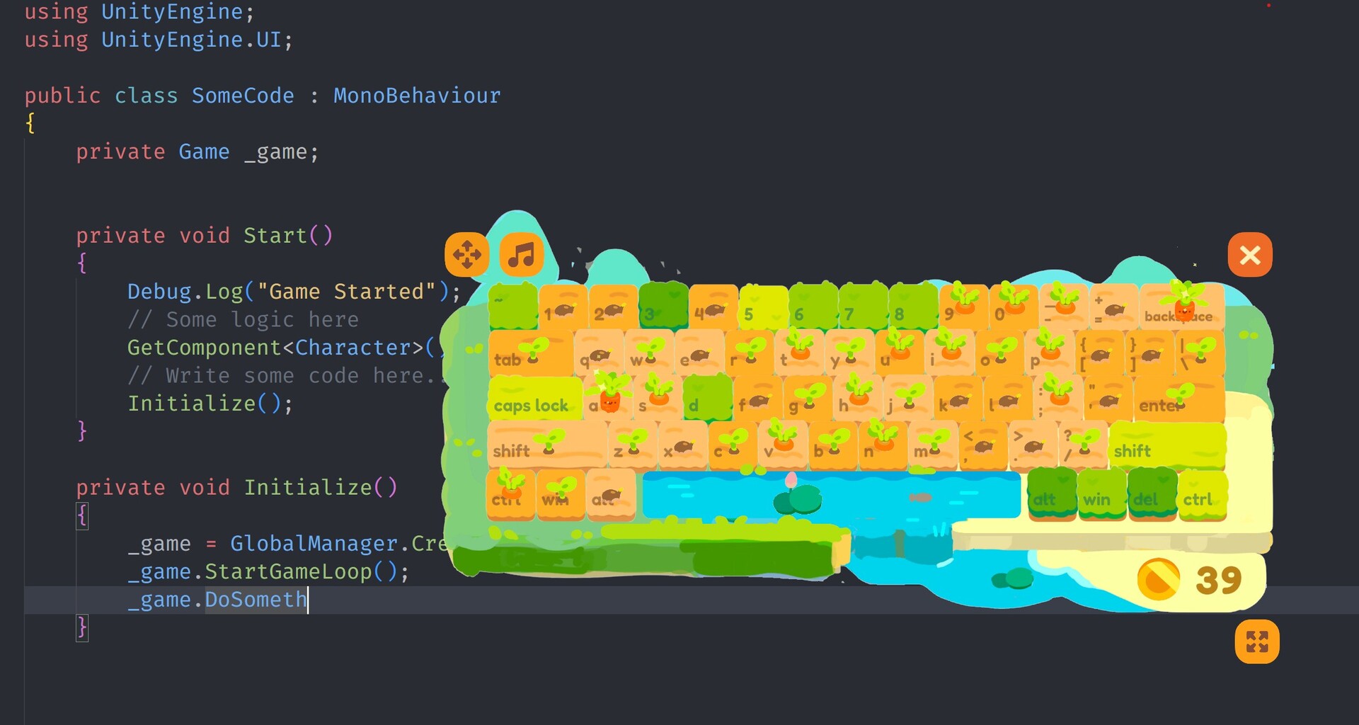 键盘农场 Keyboard Farm Screenshot 2