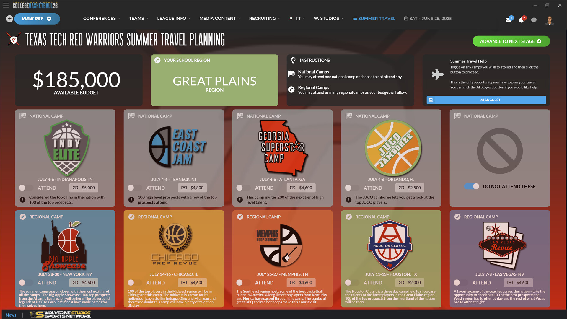 Draft Day Sports: College Basketball 2026 Screenshot 7