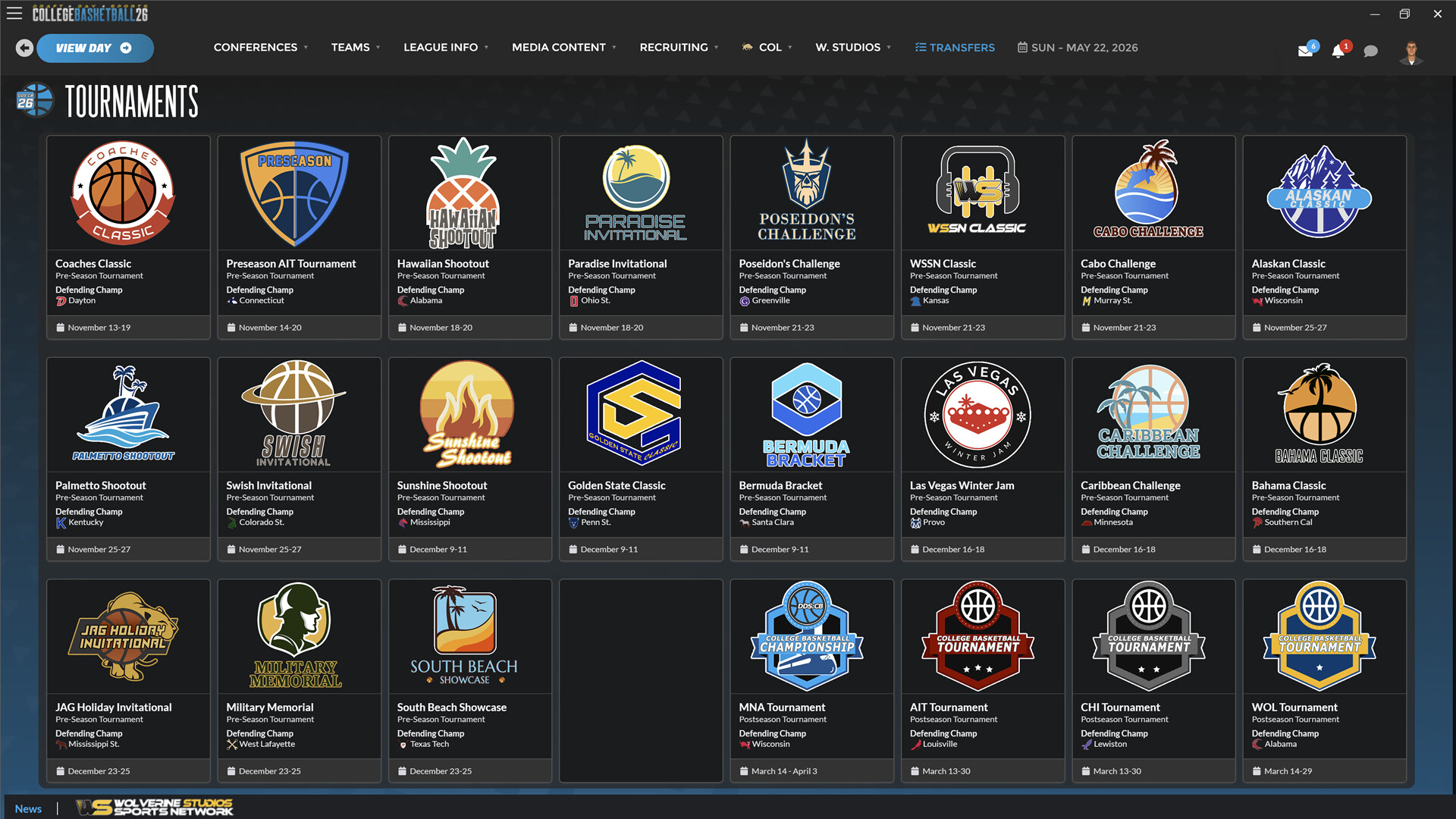 Draft Day Sports: College Basketball 2026 Screenshot 8