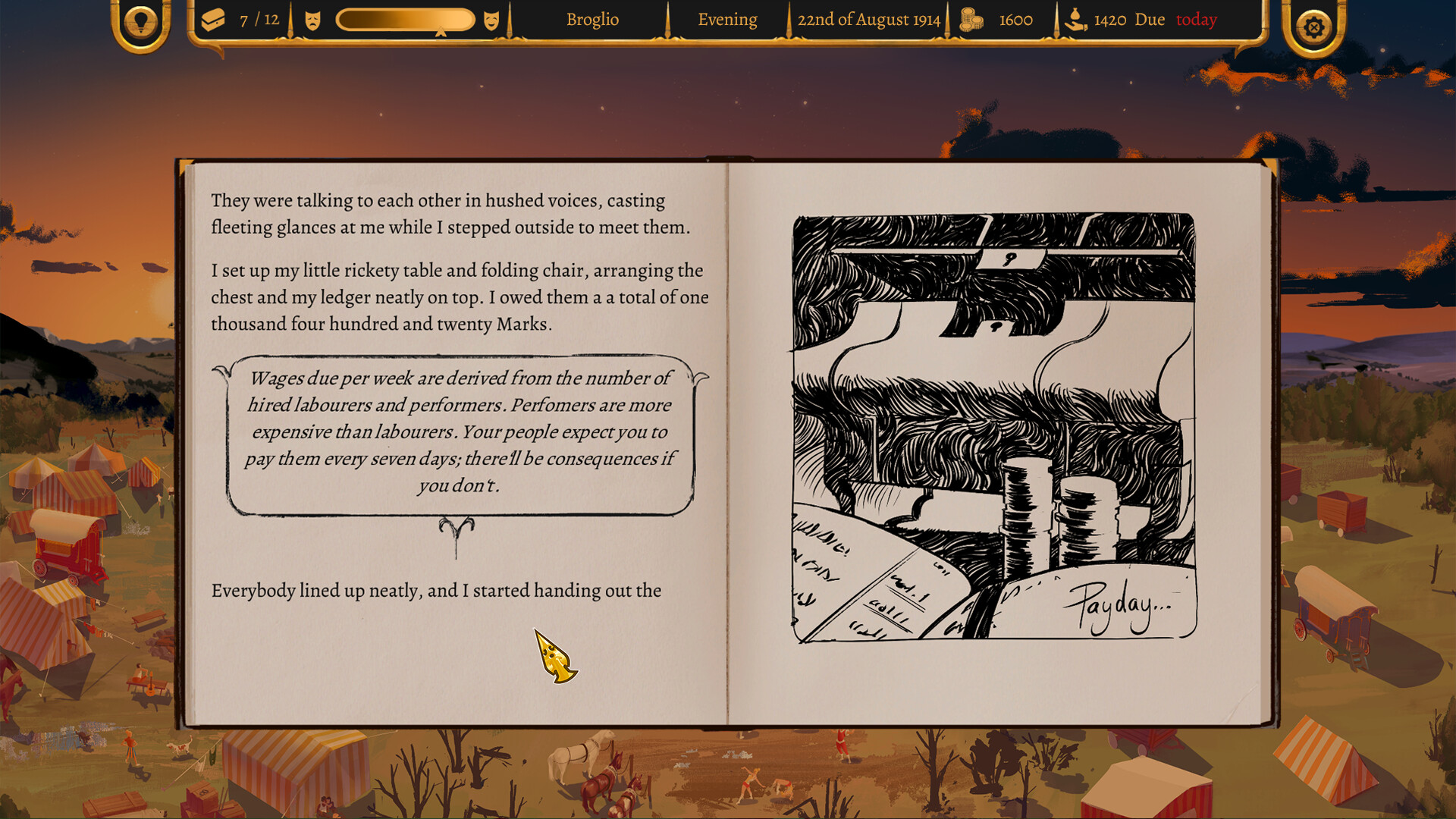 The Great Sassanelli – An Interactive Novel Screenshot 6