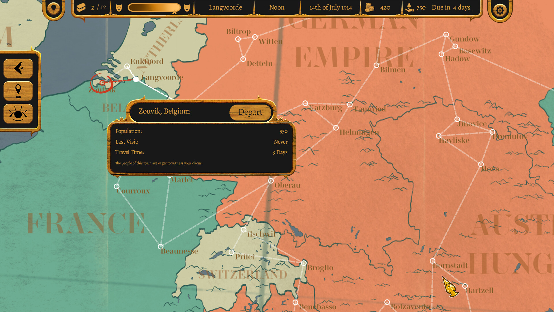 The Great Sassanelli – An Interactive Novel Screenshot 2