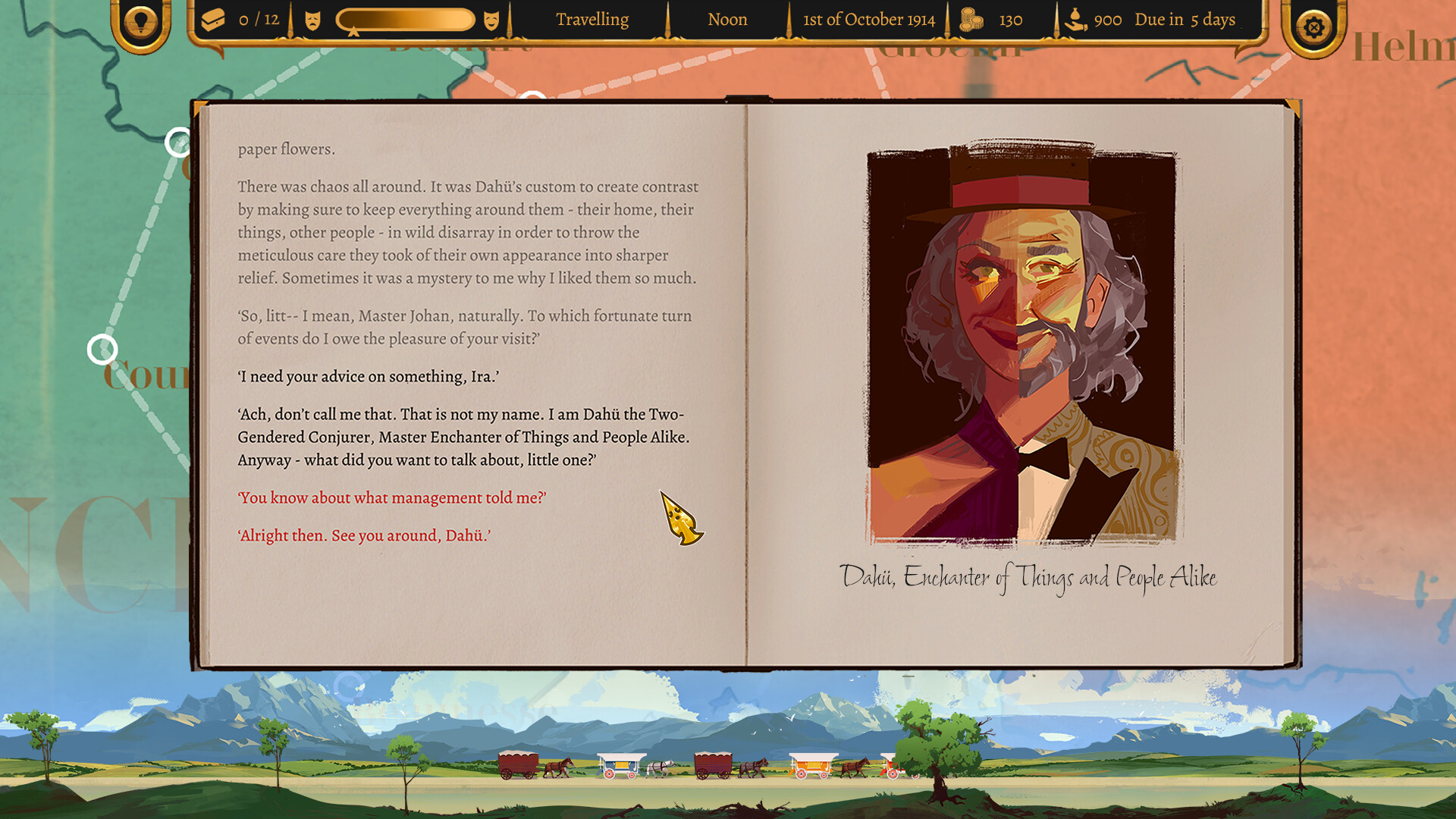 The Great Sassanelli – An Interactive Novel Screenshot 5