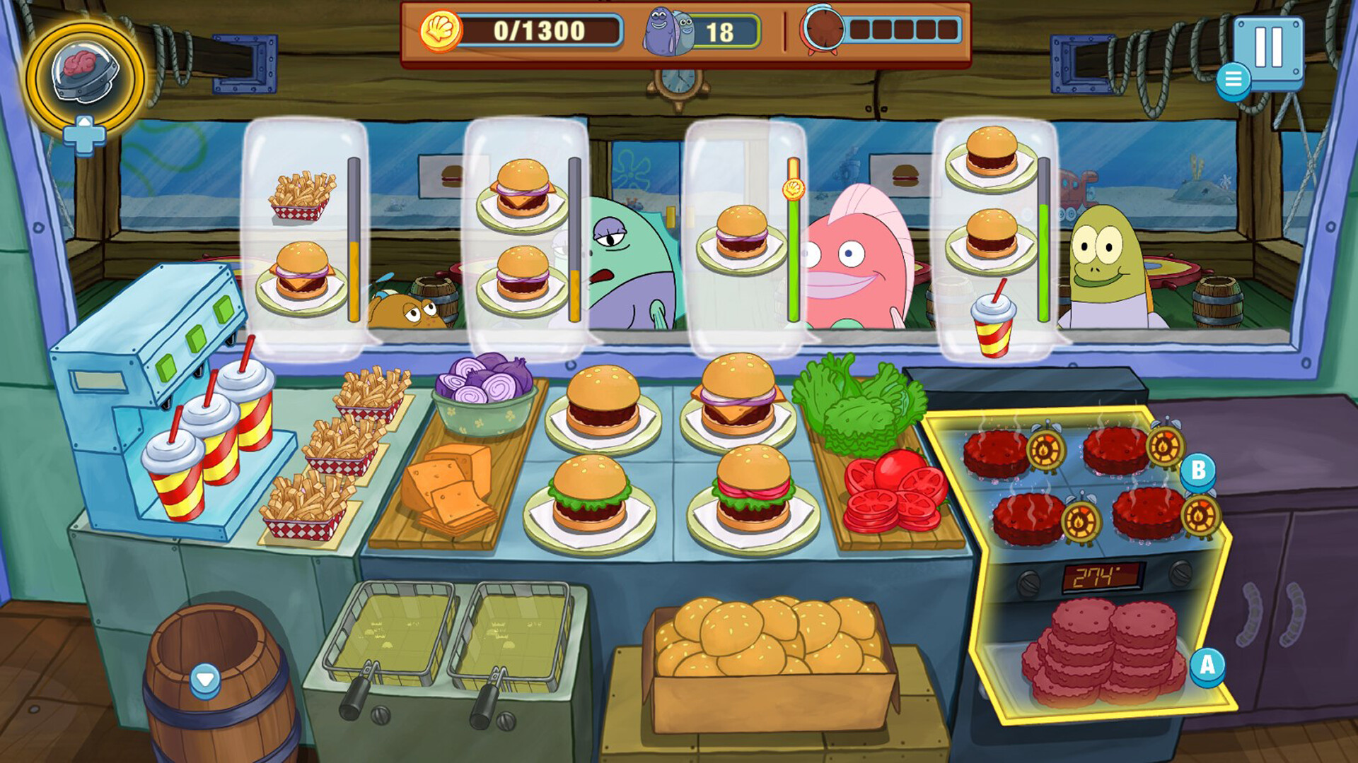 SpongeBob: Krusty Cook-Off Screenshot 1