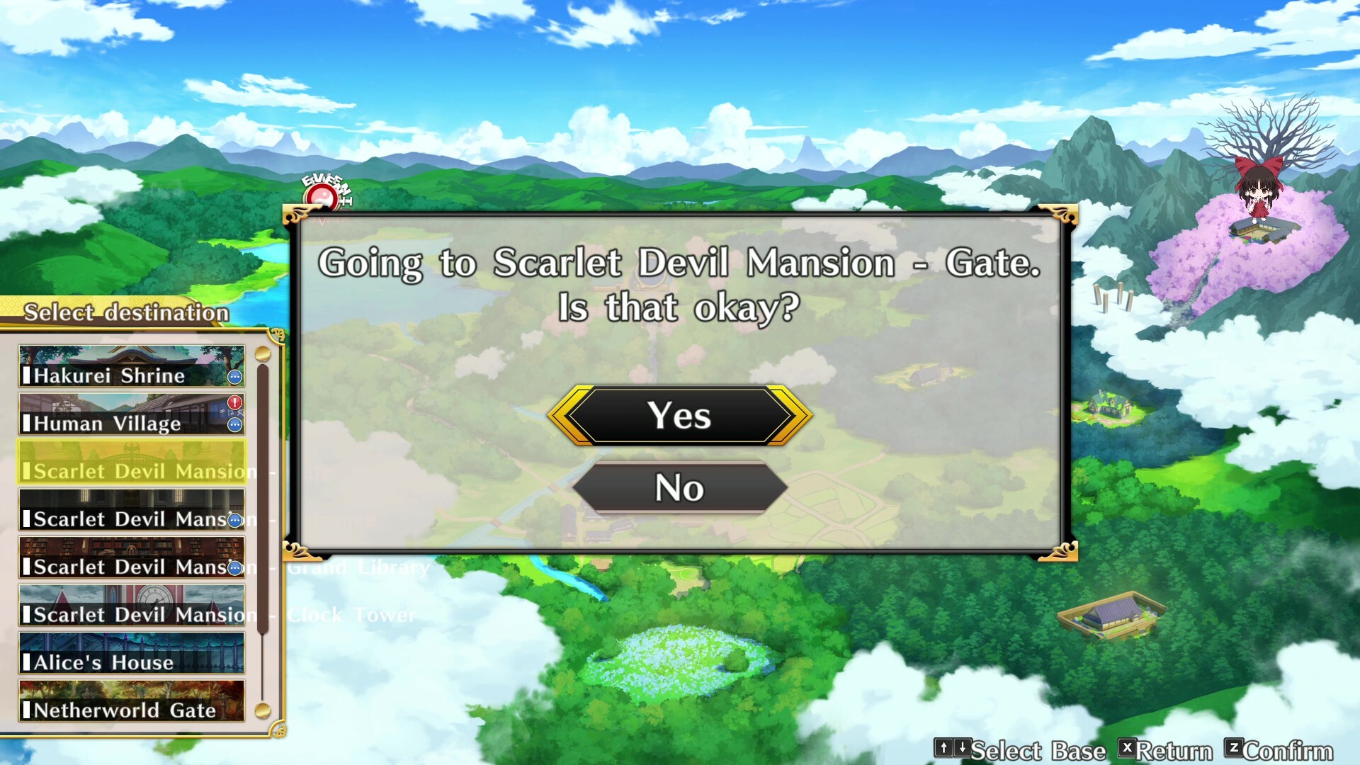 Touhou Genso Wanderer -FORESIGHT- Screenshot 5