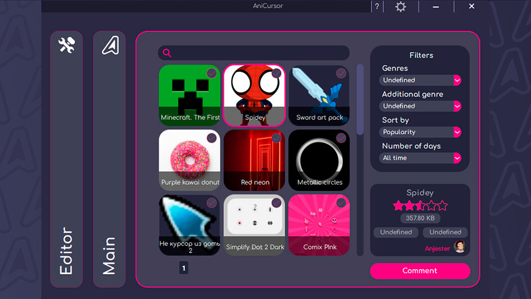 AniCursor Screenshot 2